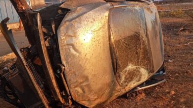 Photo of Carro capota em rodovia que liga Itaporanga a Boa Ventura