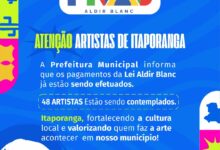 Photo of Itaporanga investe em cultura por meio da Lei Aldir Blanc e dezenas de itaporanguenses são beneficiados