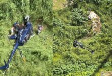 Photo of Helicóptero cai segundos após decolar em Campina Grande