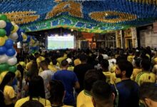 Photo of Centro da cidade de Itaporanga fica lotado durante o primeiro jogo do Brasil na Copa