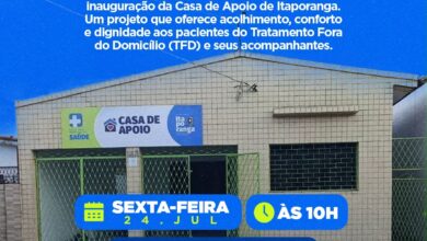 Photo of Prefeito de Itaporanga Azif Lemos entregará Casa de Apoio para pacientes em João Pessoa nesta sexta-feira