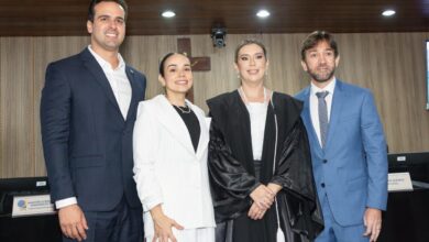 Photo of Governador prestigia posse da advogada Giovanna Mayer como membro do TRE-PB