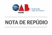 Photo of A Subseção Vale do Piancó da Ordem dos Advogados do Brasil, lançam nota de repúdio contra o presidente da República Lula